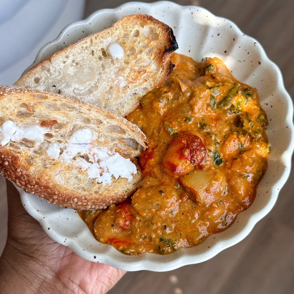 Creamy Harissa Butter Beans — Sweet Greens Vegan