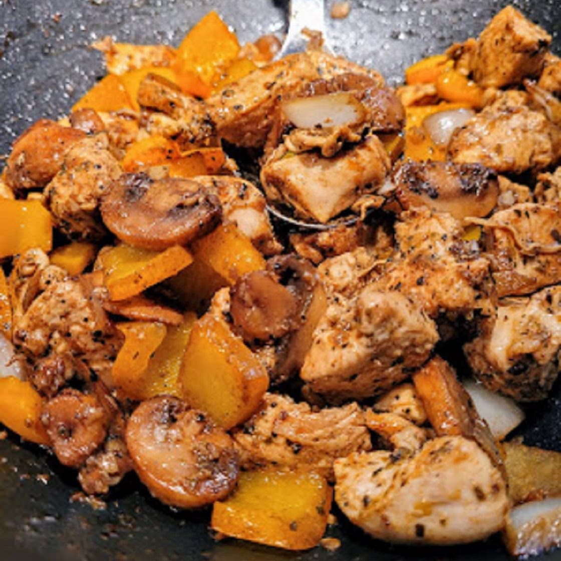 Chicken and Mushroom Bites