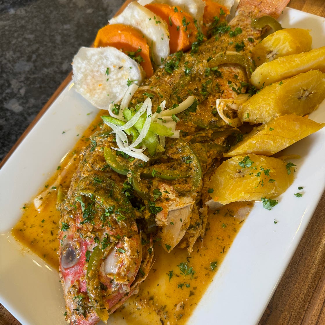 Haitian Stewed Red Snapper