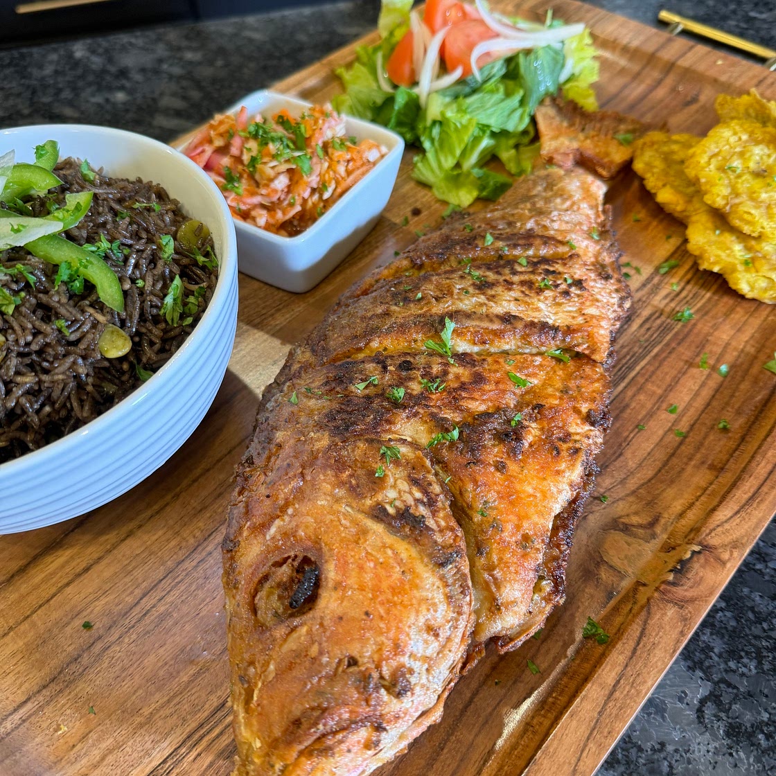 Haitian Style Fried Red Snapper