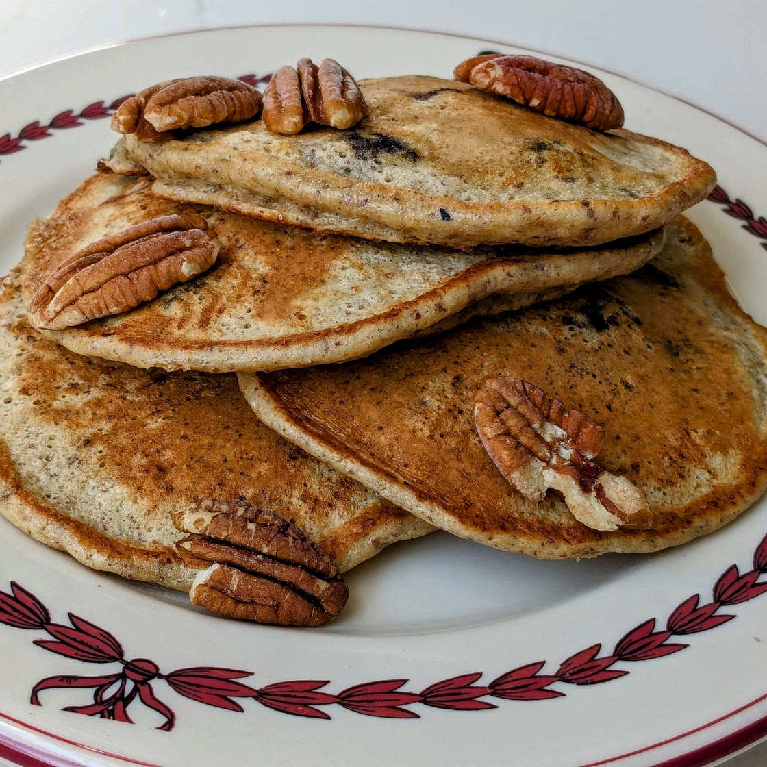 Mom's Blueberry Cottage Cheese Pancakes