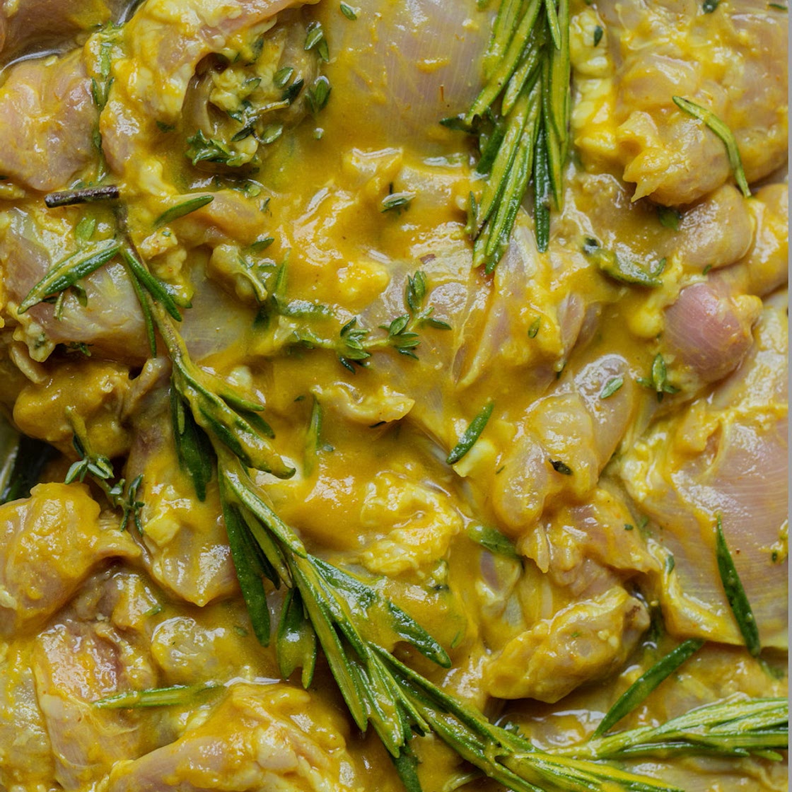 Preserved Lemon Chicken With A Pistachio Chimichurri — Middle Ea