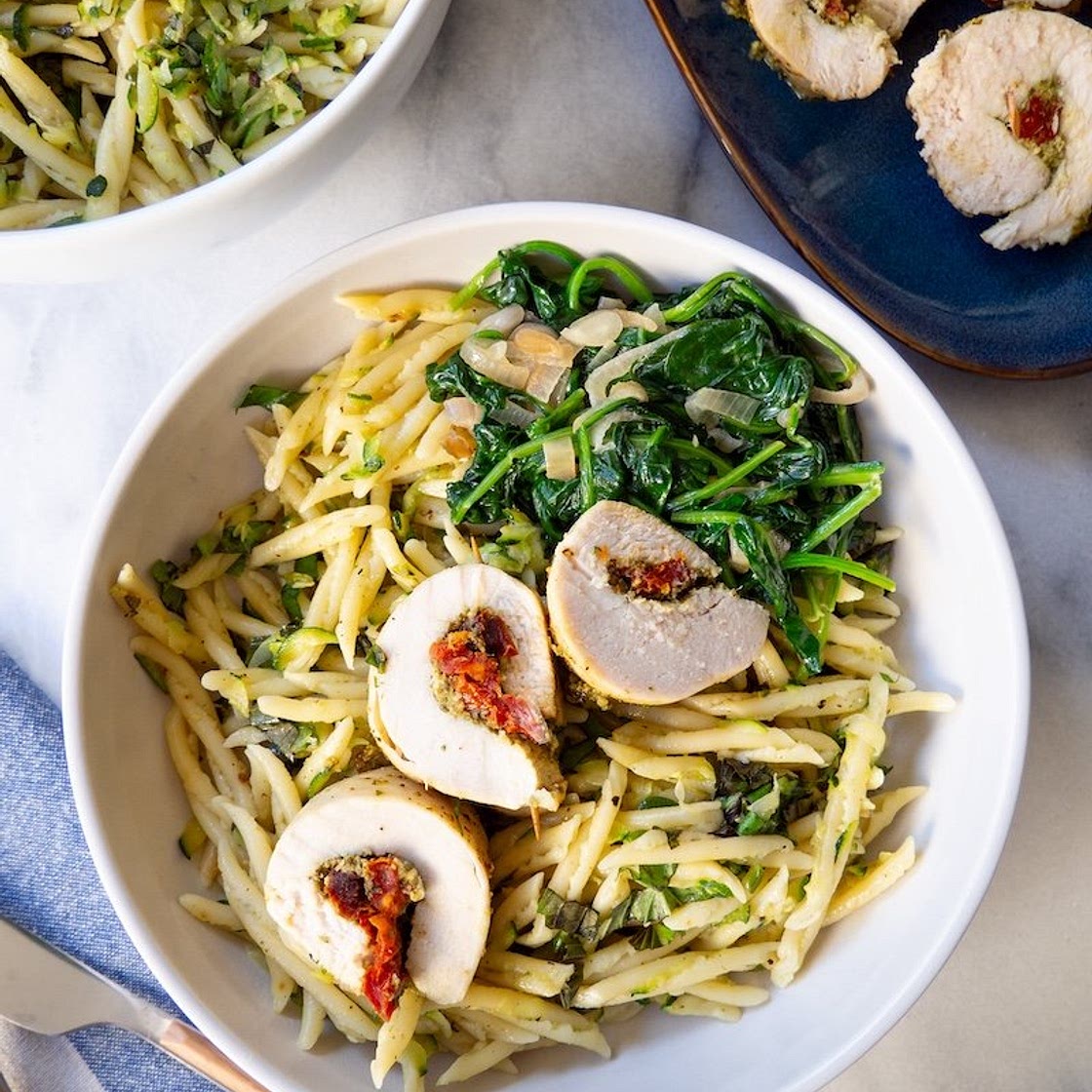 Pesto and Sun-Dried Tomato Chicken Roulades Recipe — Registered Dietitian Columbia SC - Rachael Hartley Nutrition