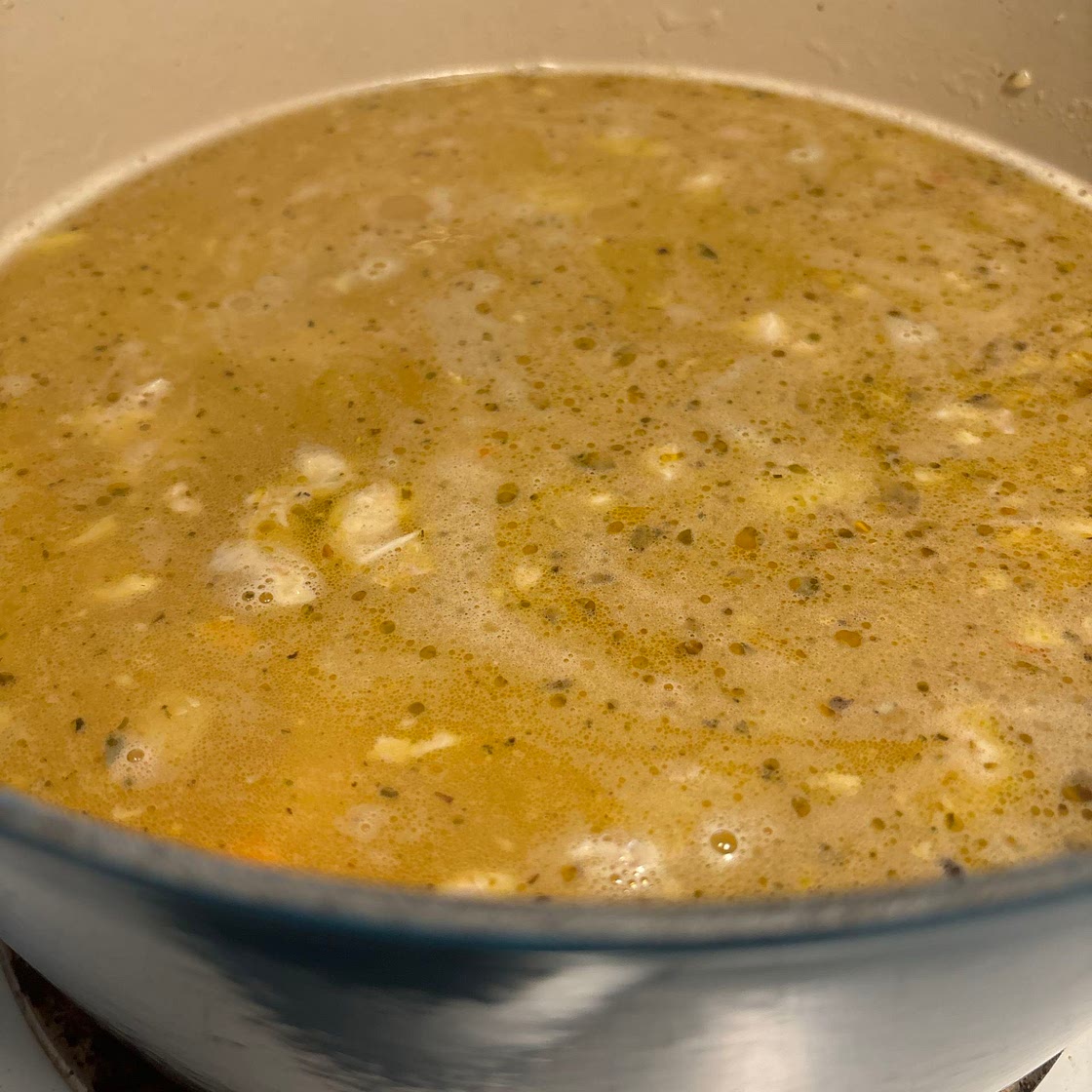 Lemon Chicken Orzo Soup