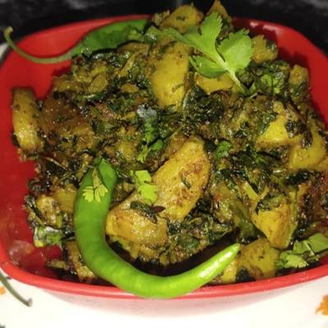 मेथी आलू सब्जी (Methi Aloo Sabzi recipe in hindi)