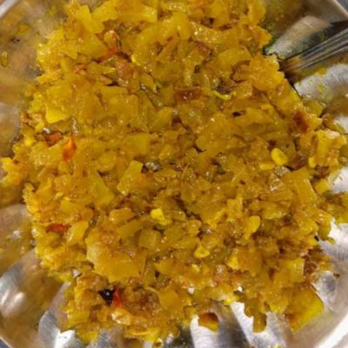 पपीता भुजिया (Papite ka bhujiya)