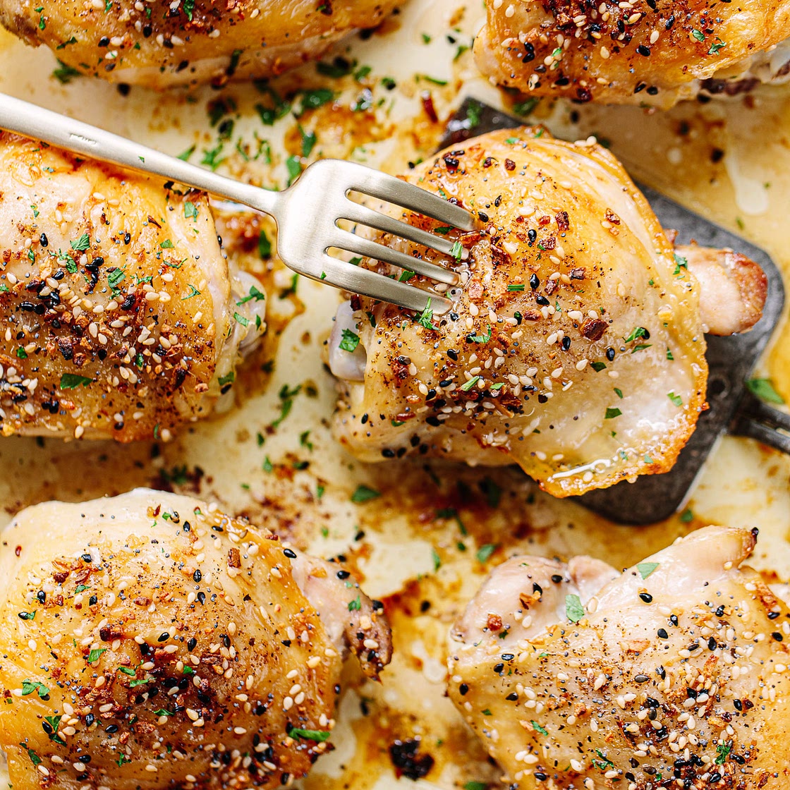 25-Minute Crispy Bone-In Chicken Thighs
