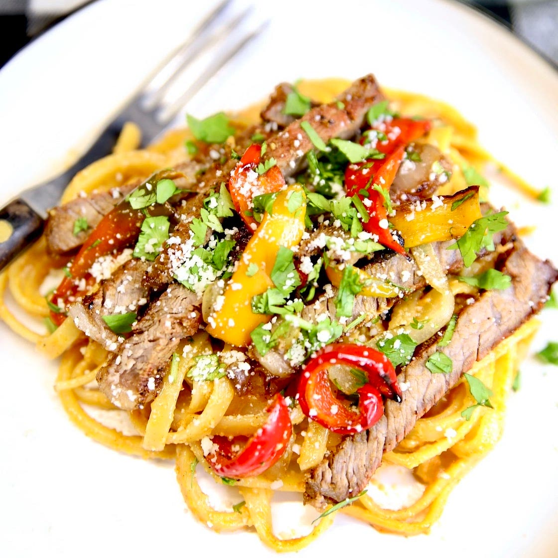 Steak Fajita Pasta