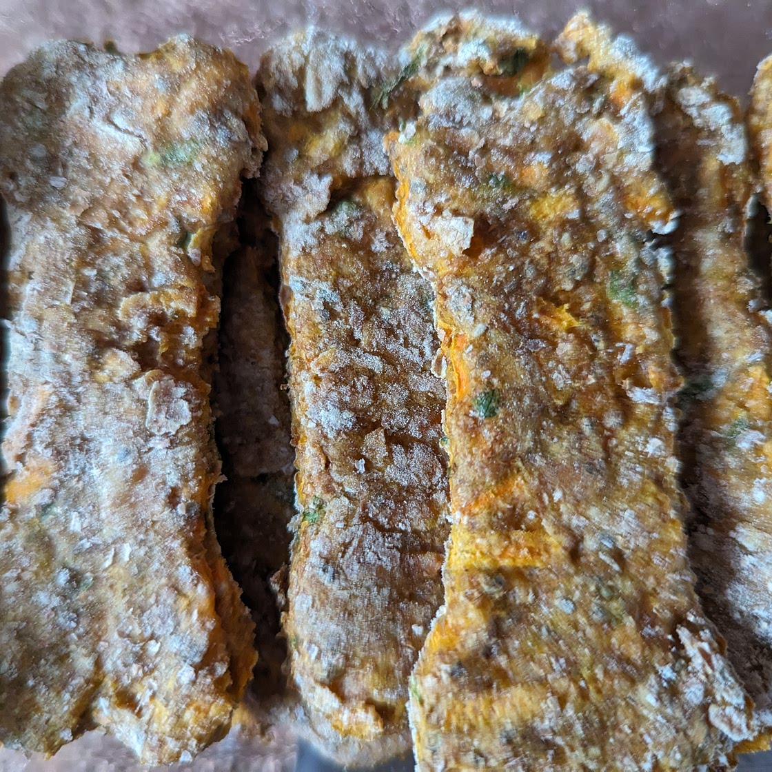 Carrot, Chia Seeds and Parsley Dog Treats