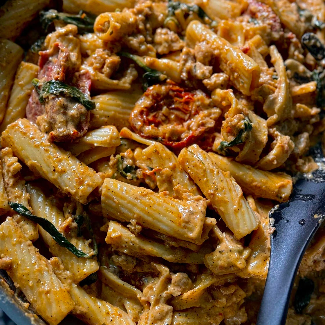 Creamy Italian Sausage Rigatoni