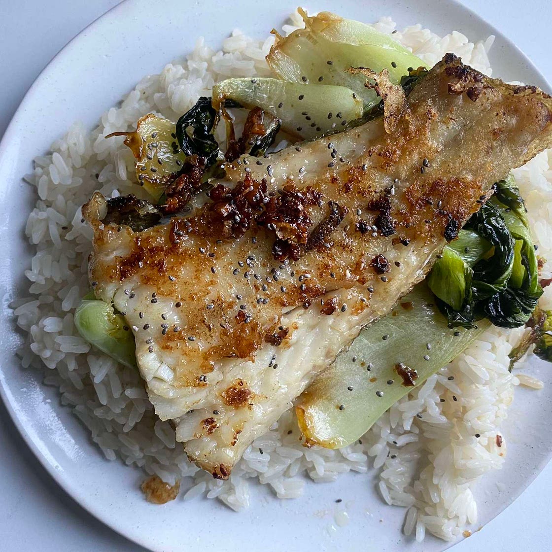 Pan Fried Sea Bass 