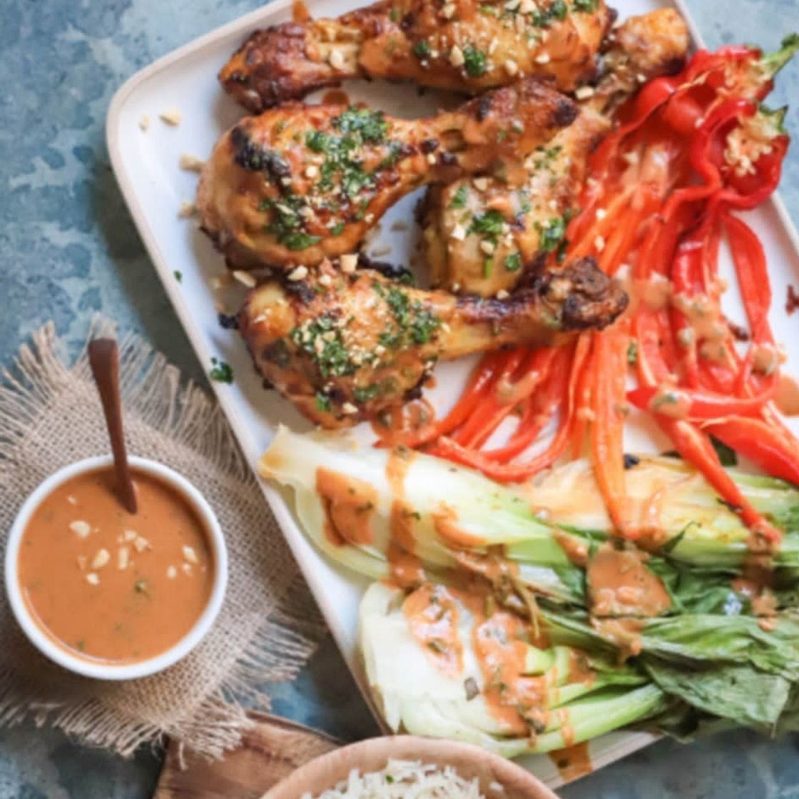 Coconut chicken drumsticks