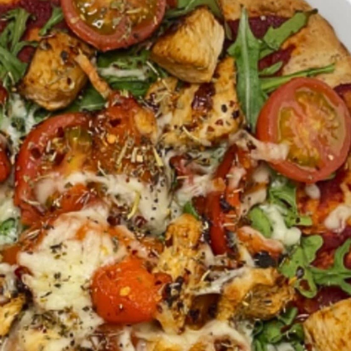 Chicken Pizza Flatbread