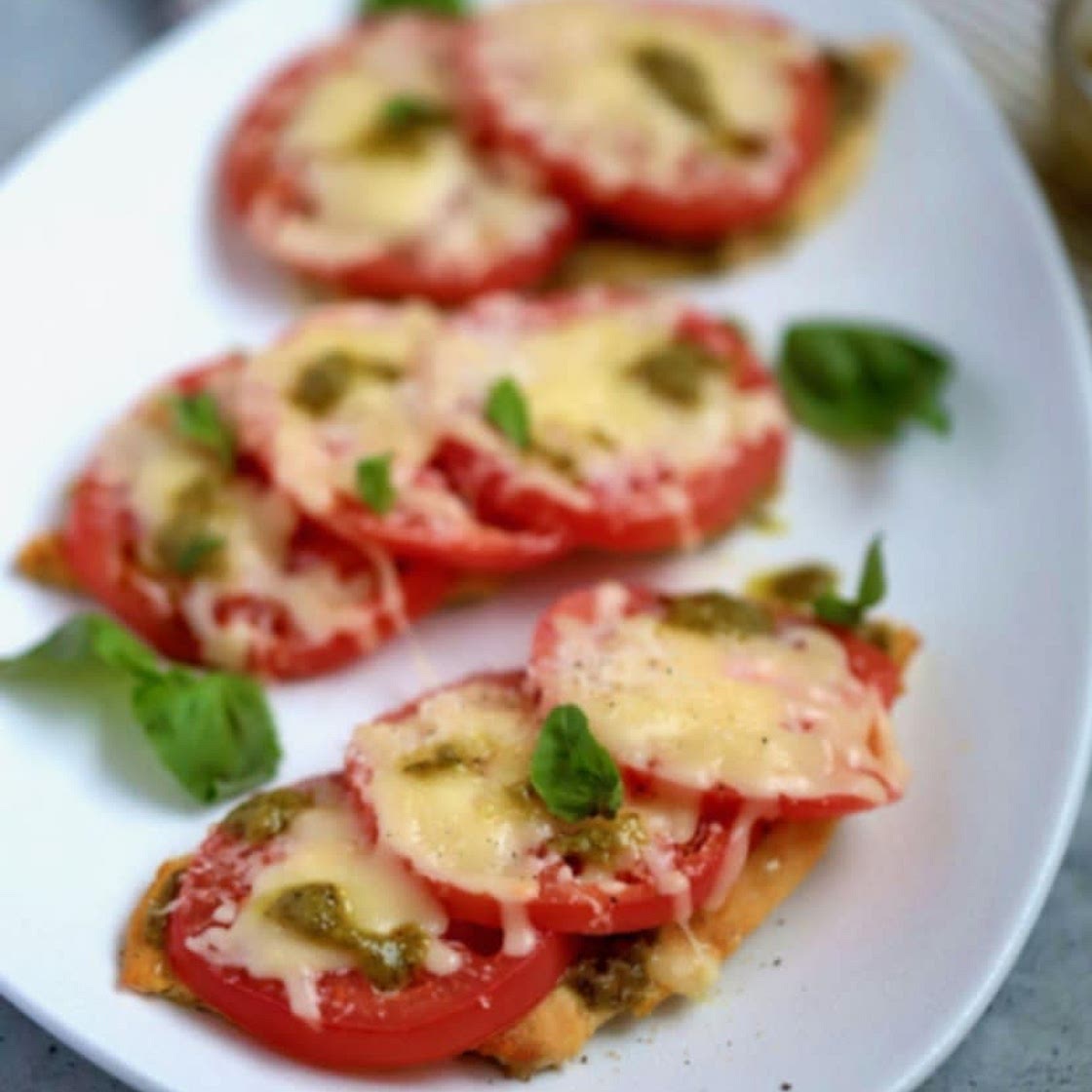 Tomatoes w Chicken & Cheese