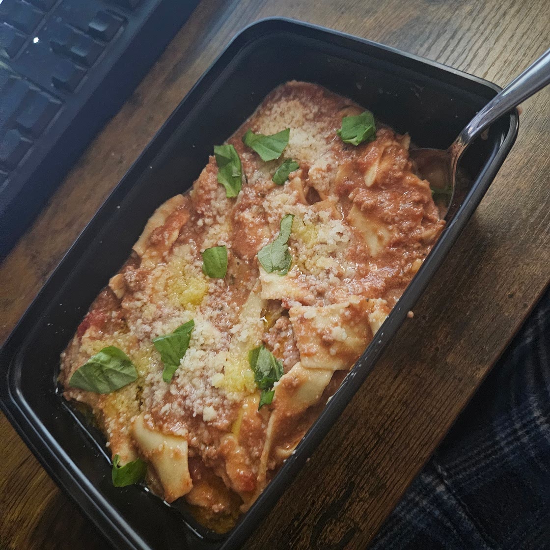 Lasagna Bowl Crockpot Meal Prep