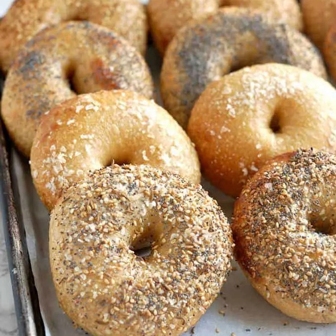 Sourdough Bagels