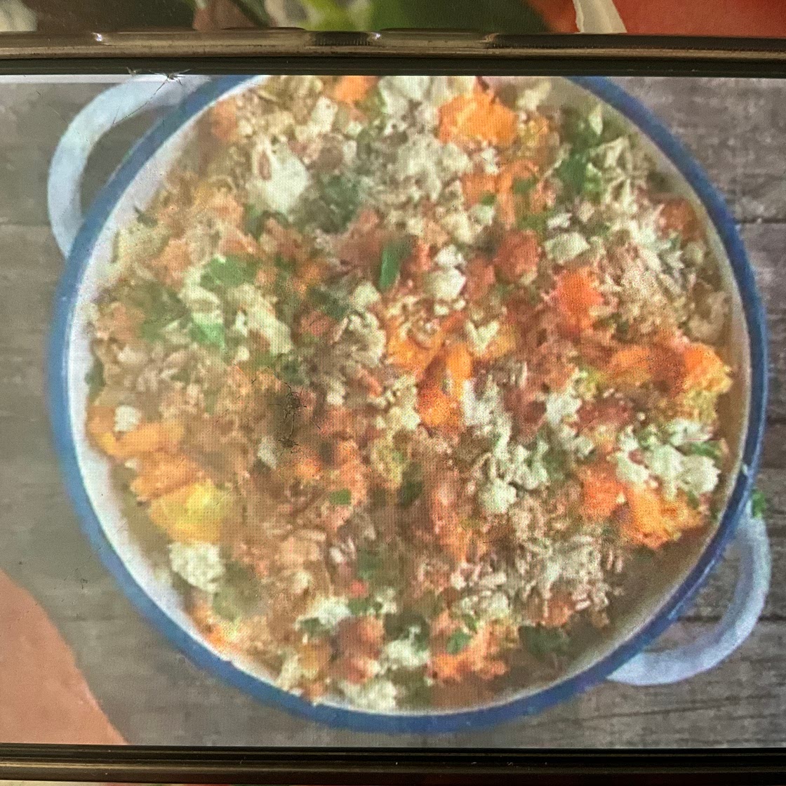 Roasted pumpkin and feta crumble