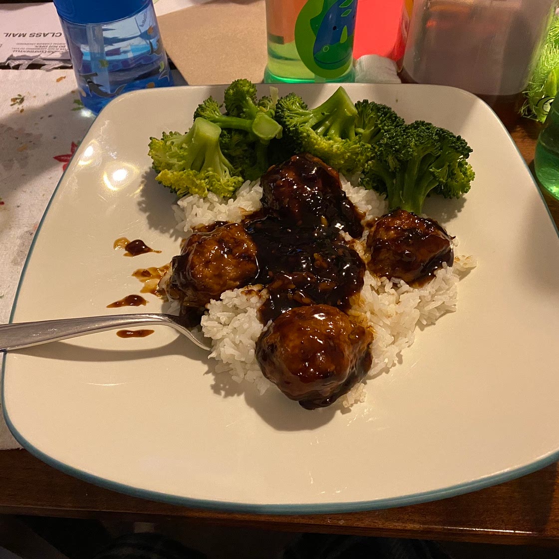 Pineapple Chicken Teriyaki Meatballs (no ingredients)