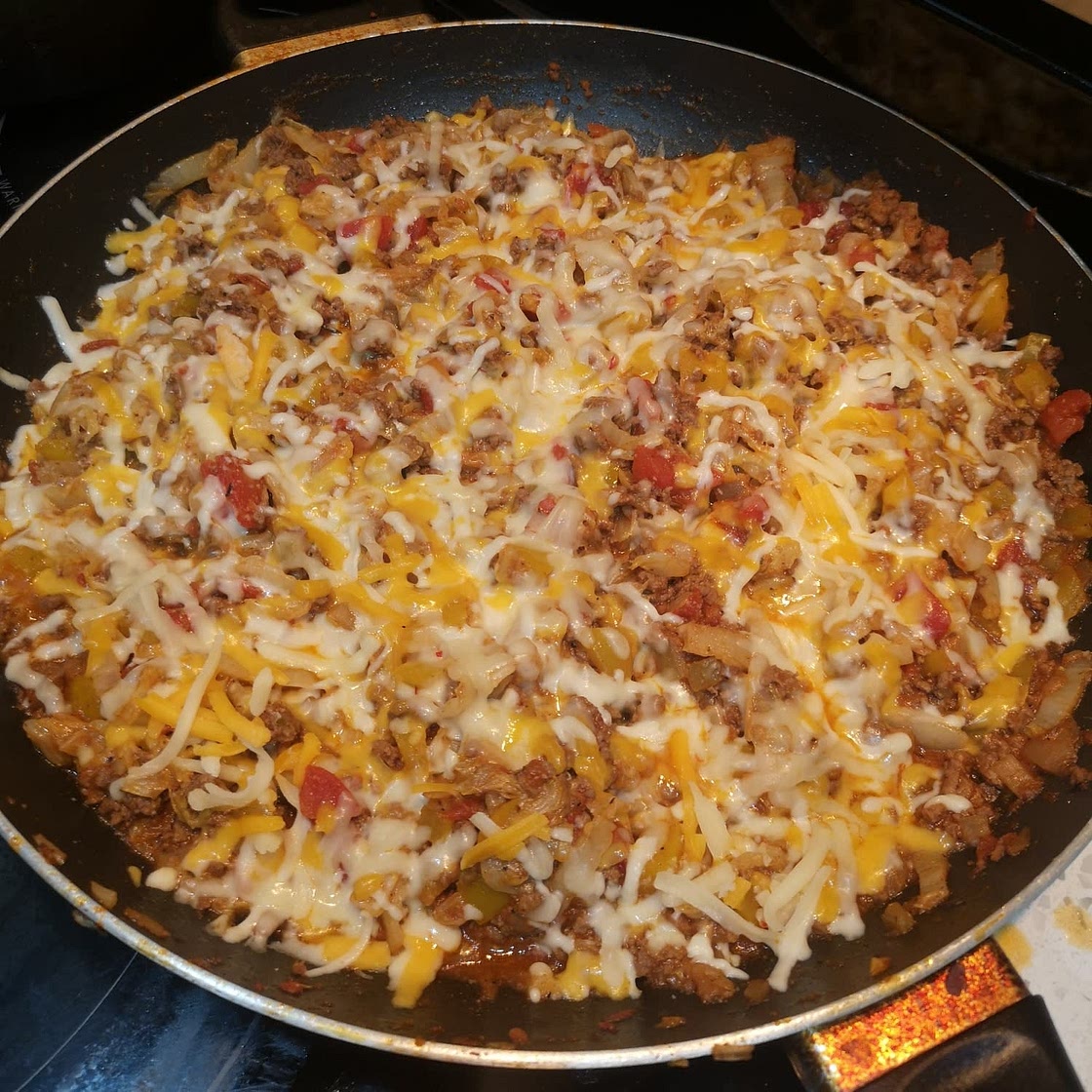 Cabbage Roll Skillet (Easy Keto Ground Beef Dinner Recipe)