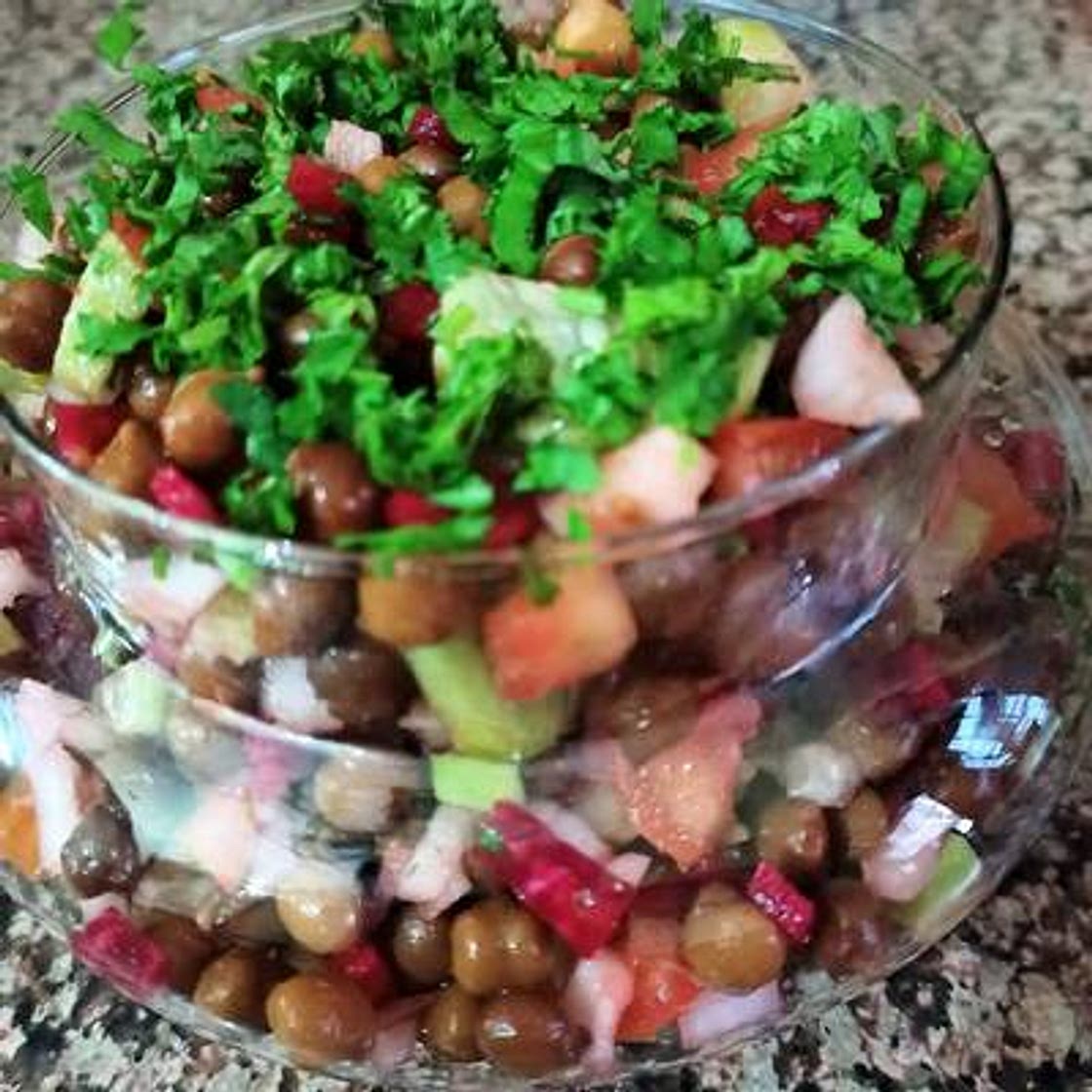 प्रोटीन सलाद (salad recipe in hindi)