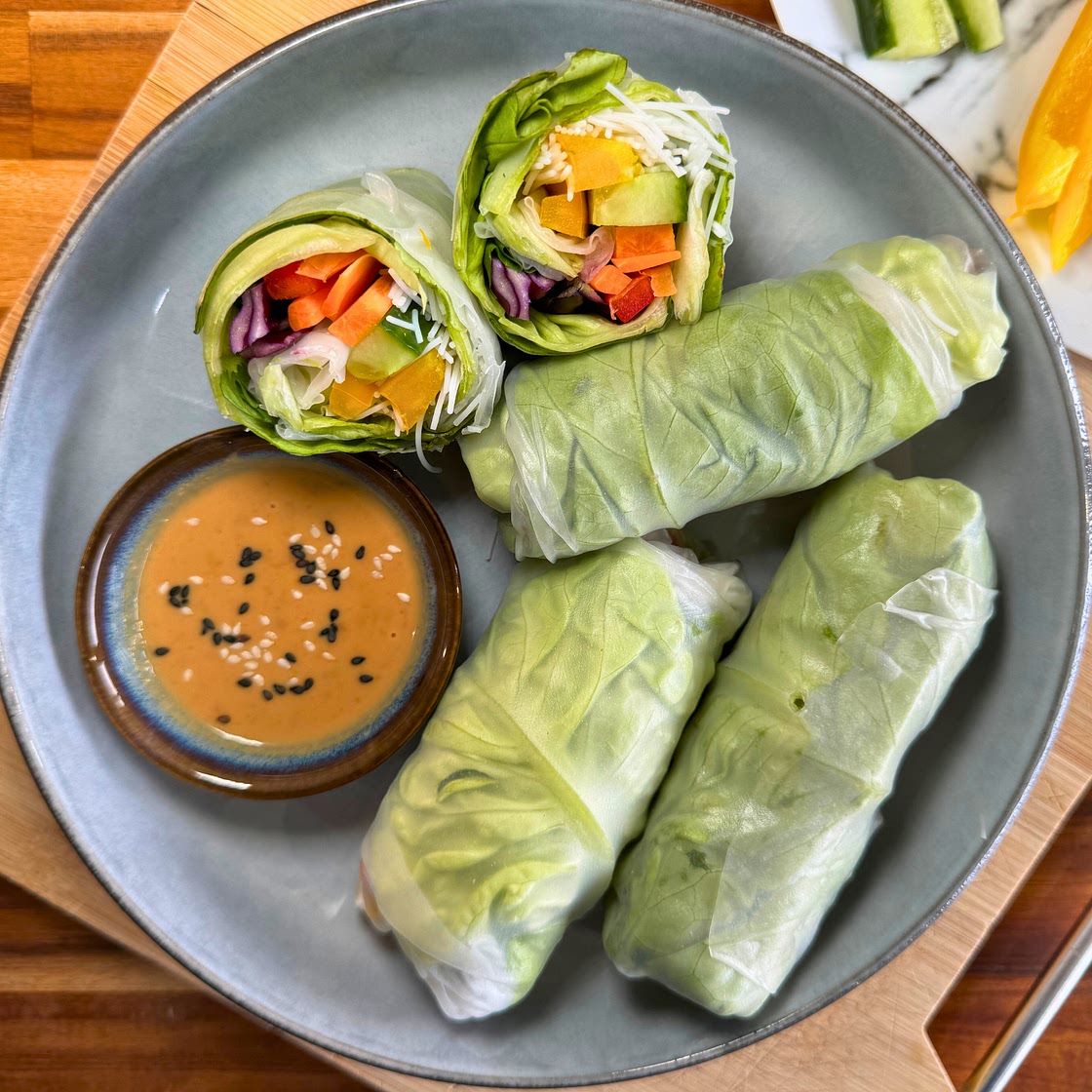 Rainbow Summer Rolls