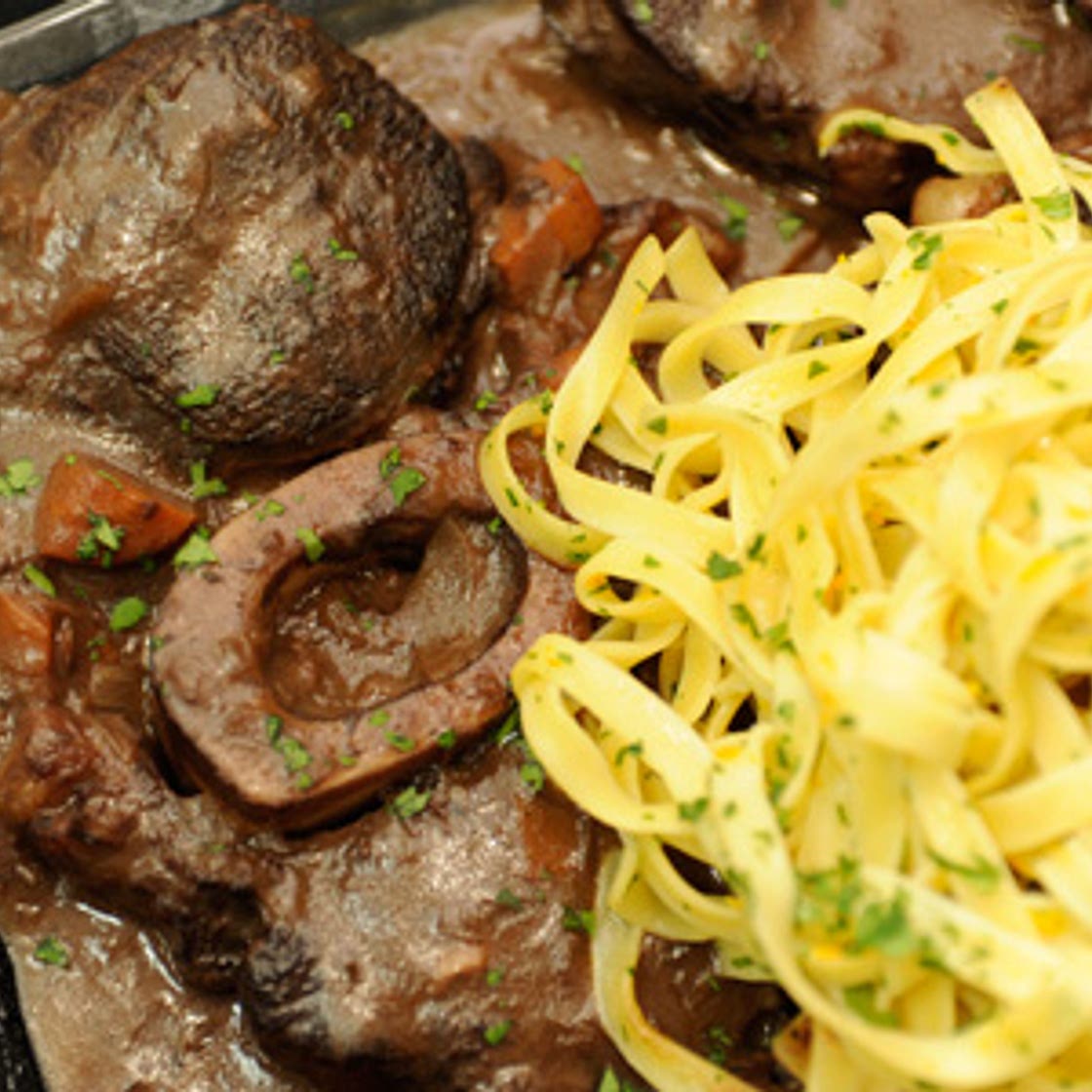 Ossobuco estofado