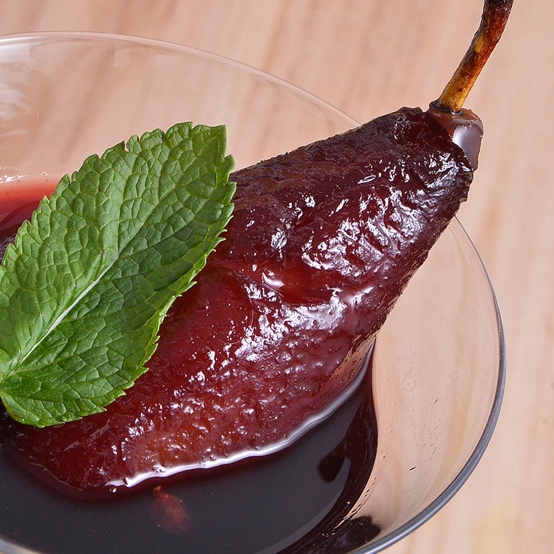Peras al vino