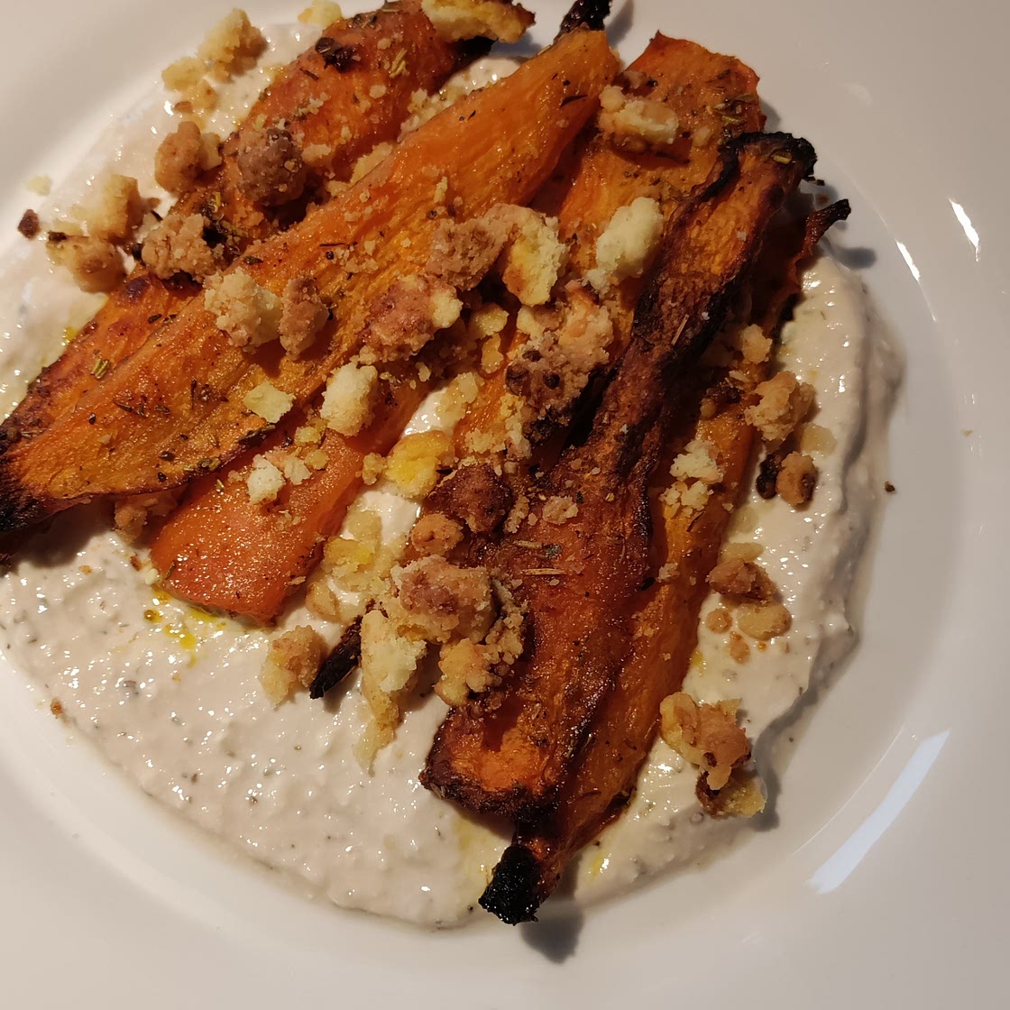 Carotte sauce feta