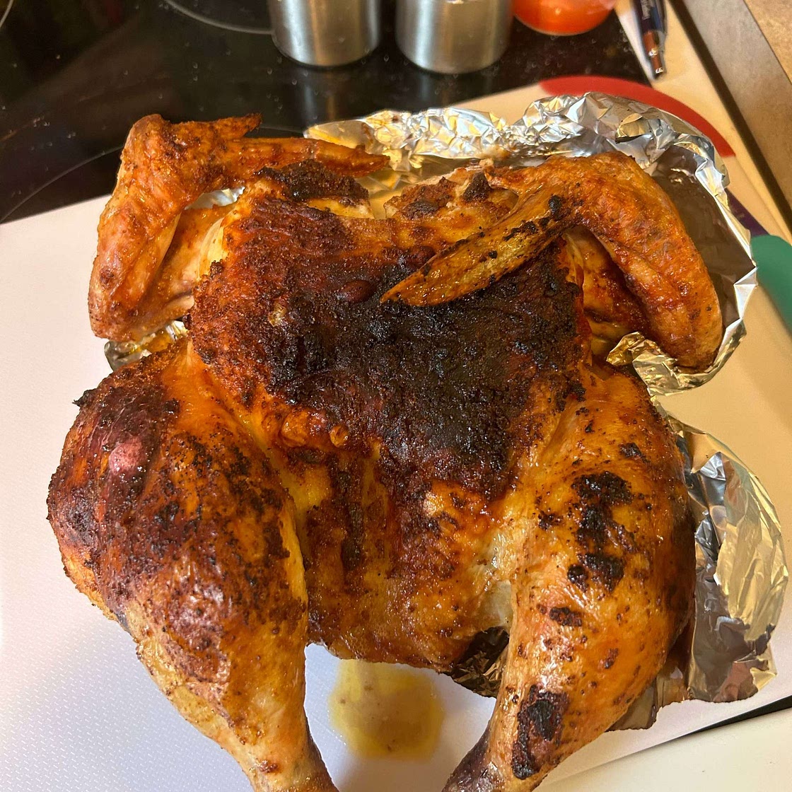 Air Fryer Spatchcock Chicken