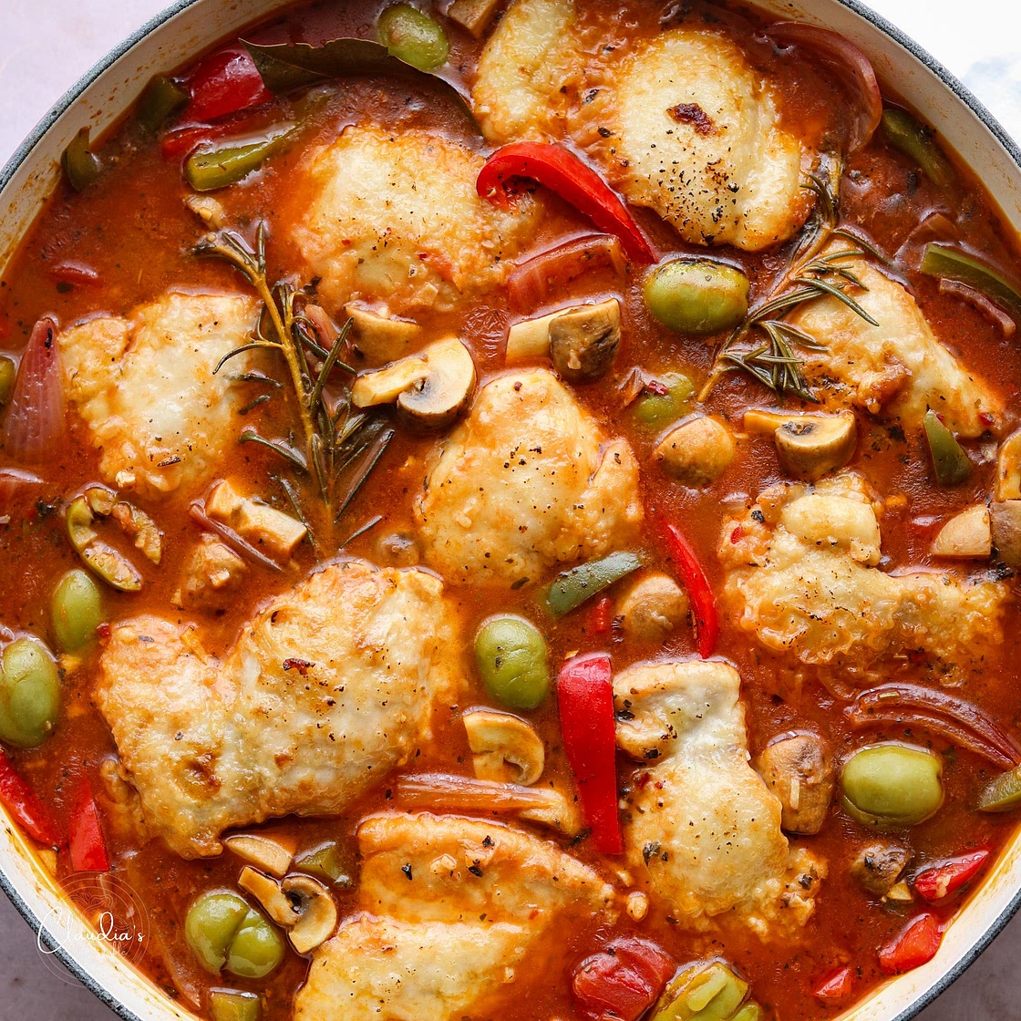 Easy Boneless Chicken Cacciatore