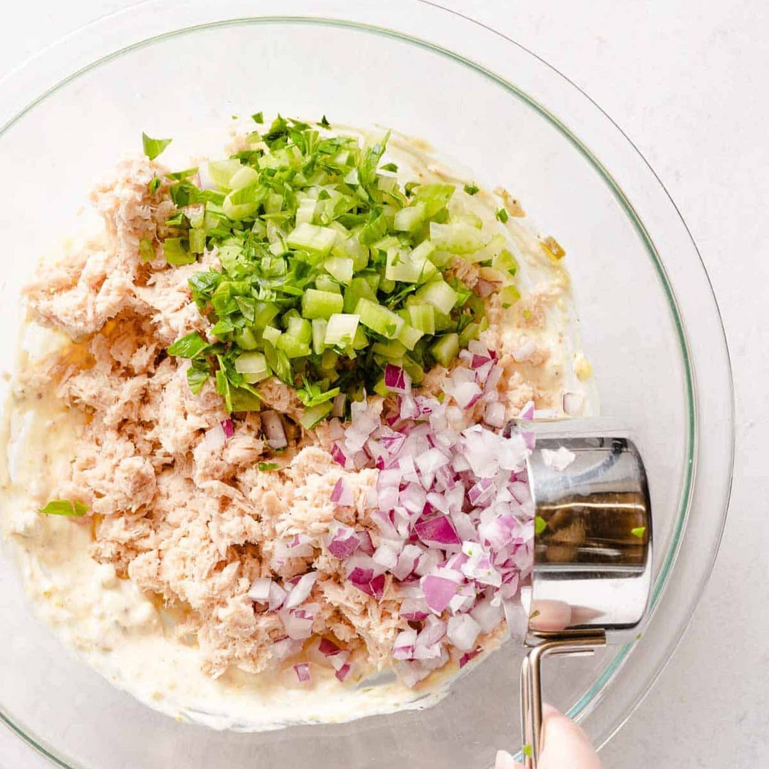 Dill & Onion Tuna salad w/Crackers
