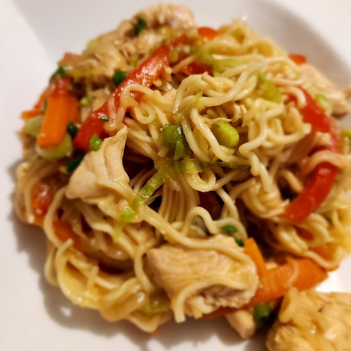 Chicken Vegetable Ramen Noodles