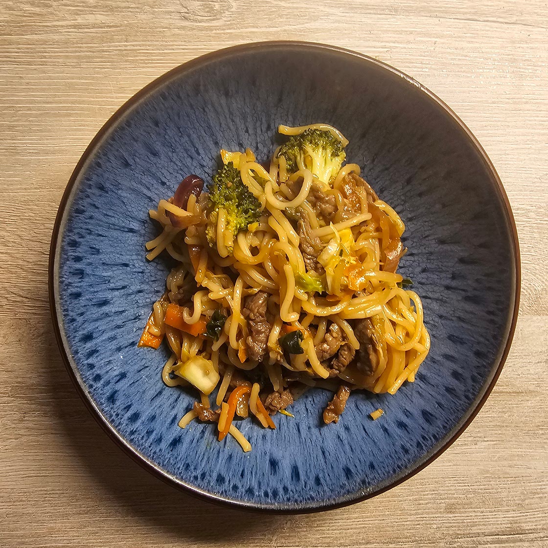 Beef sirloin stir fry