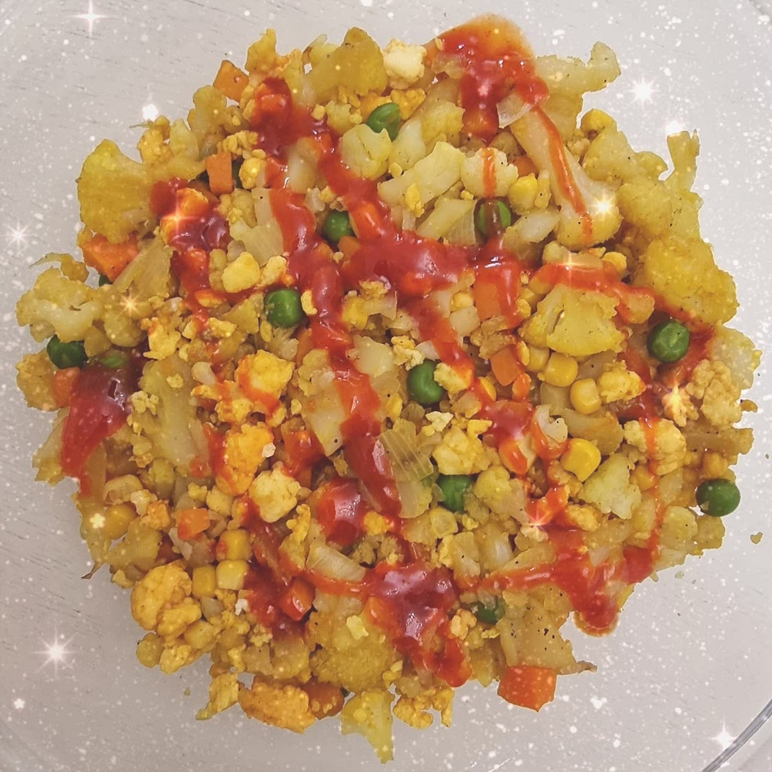 Keto Cauliflower Fried Rice Recipe, Low Calorie, Low Carb