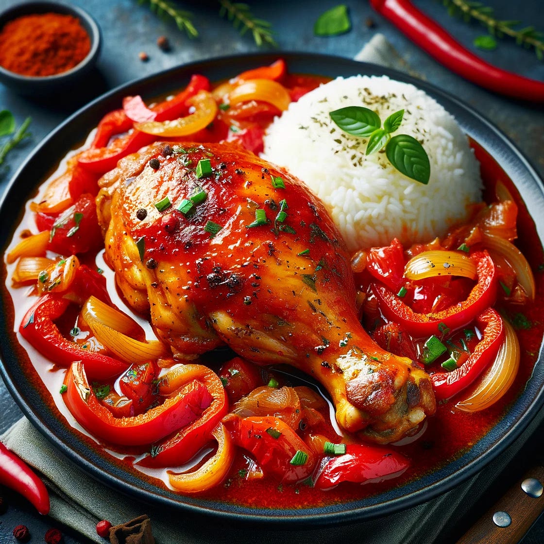 Poulet basquaise