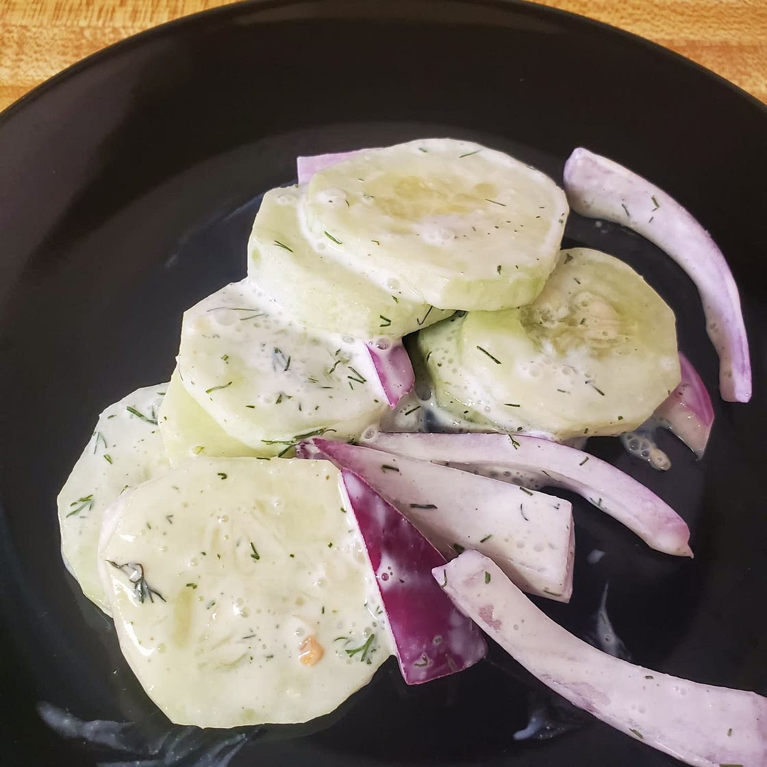 Creamy Cucumber Salad