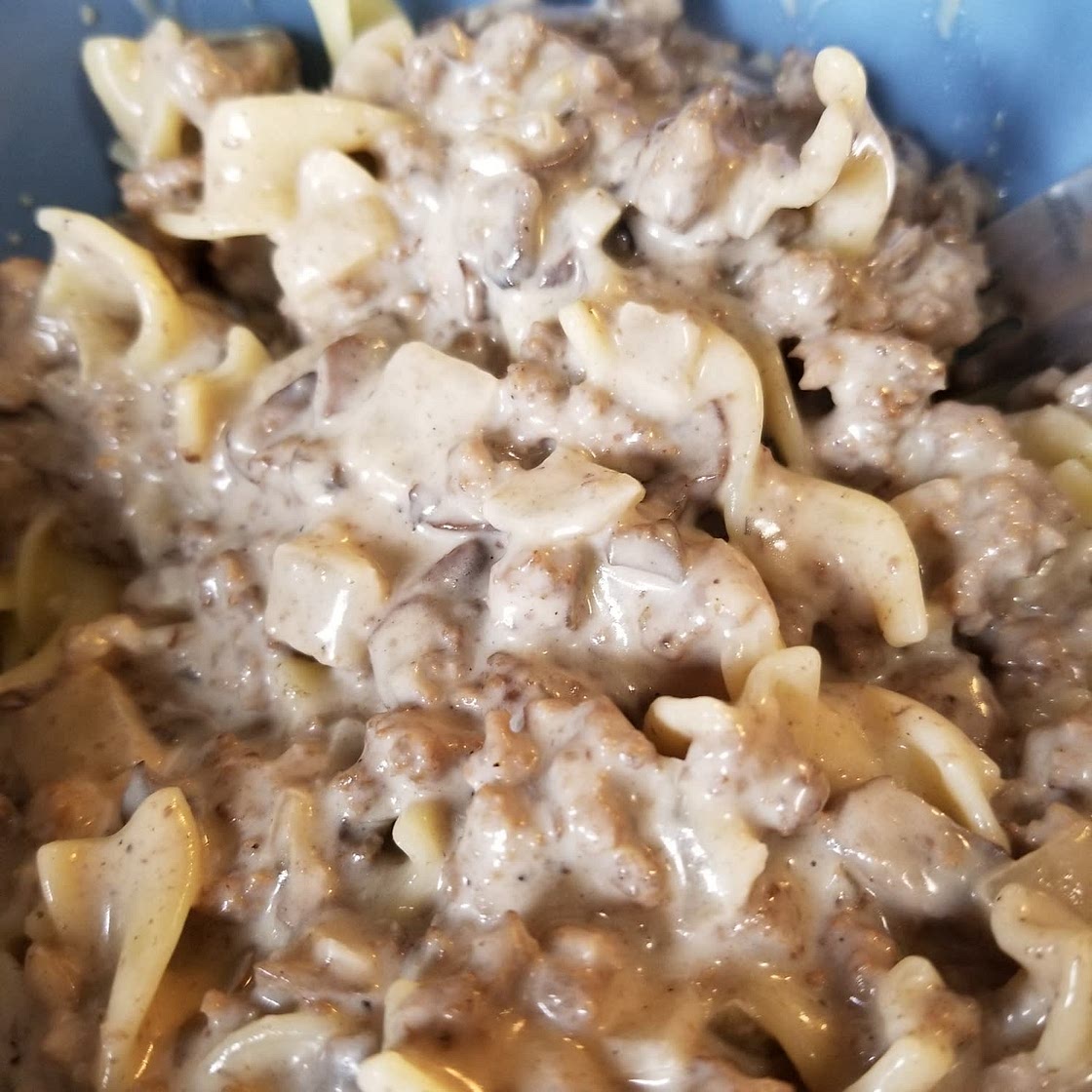 Ground Beef Stroganoff