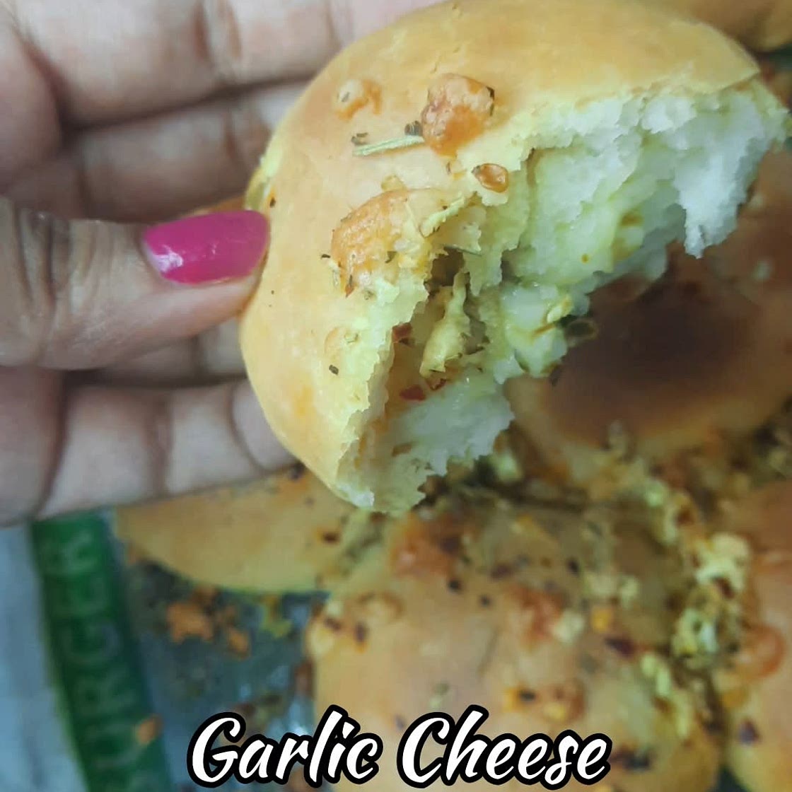 Garlic Cheese Bubble Bread