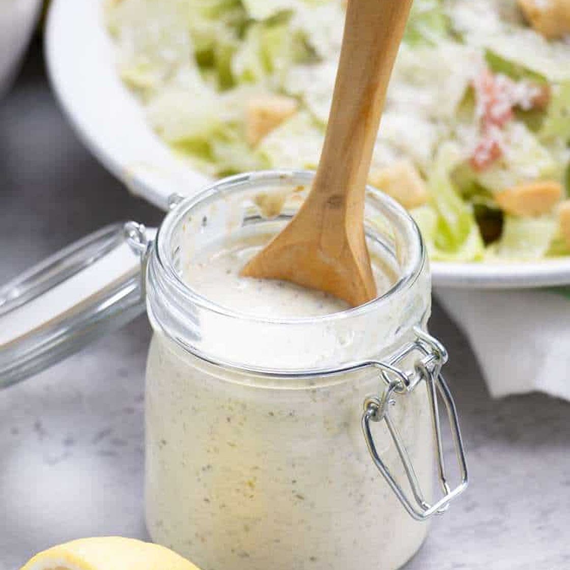 Caesar dressing without anchovies