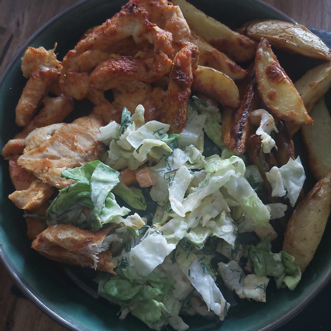 Kurczak kebab z domowymi frytkami by Martyna Loch