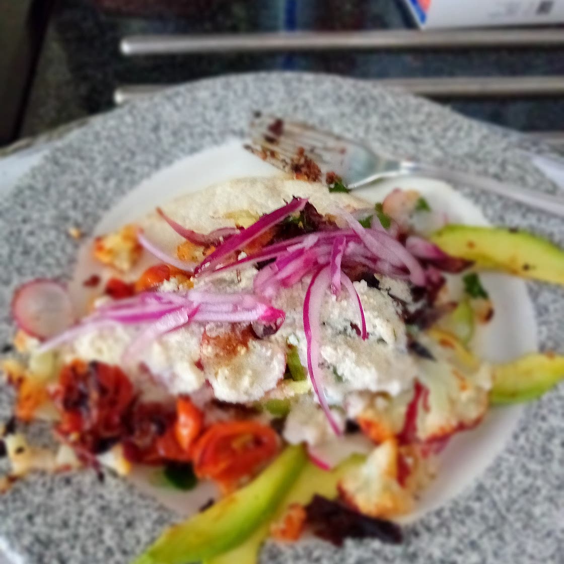 Cauliflower With Ancho Chillies, Limes & Cashew Cream