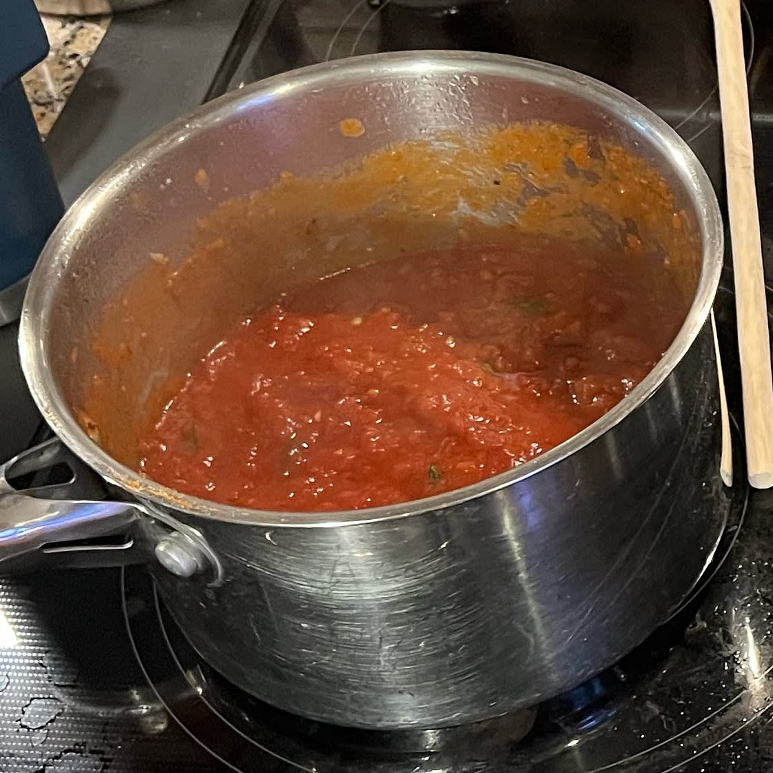 Homemade Marinara Sauce