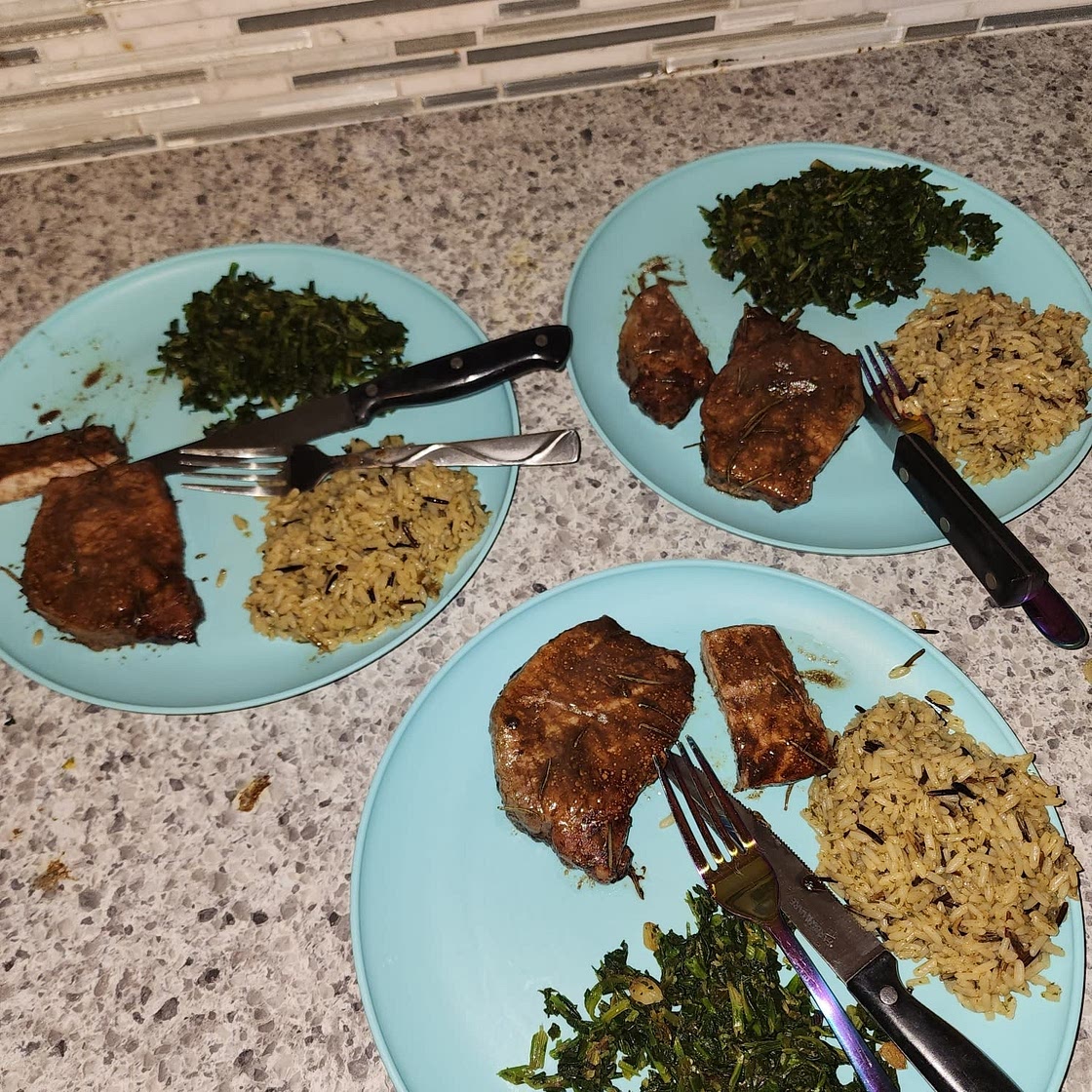 Mustard Balsamic Pork Chops