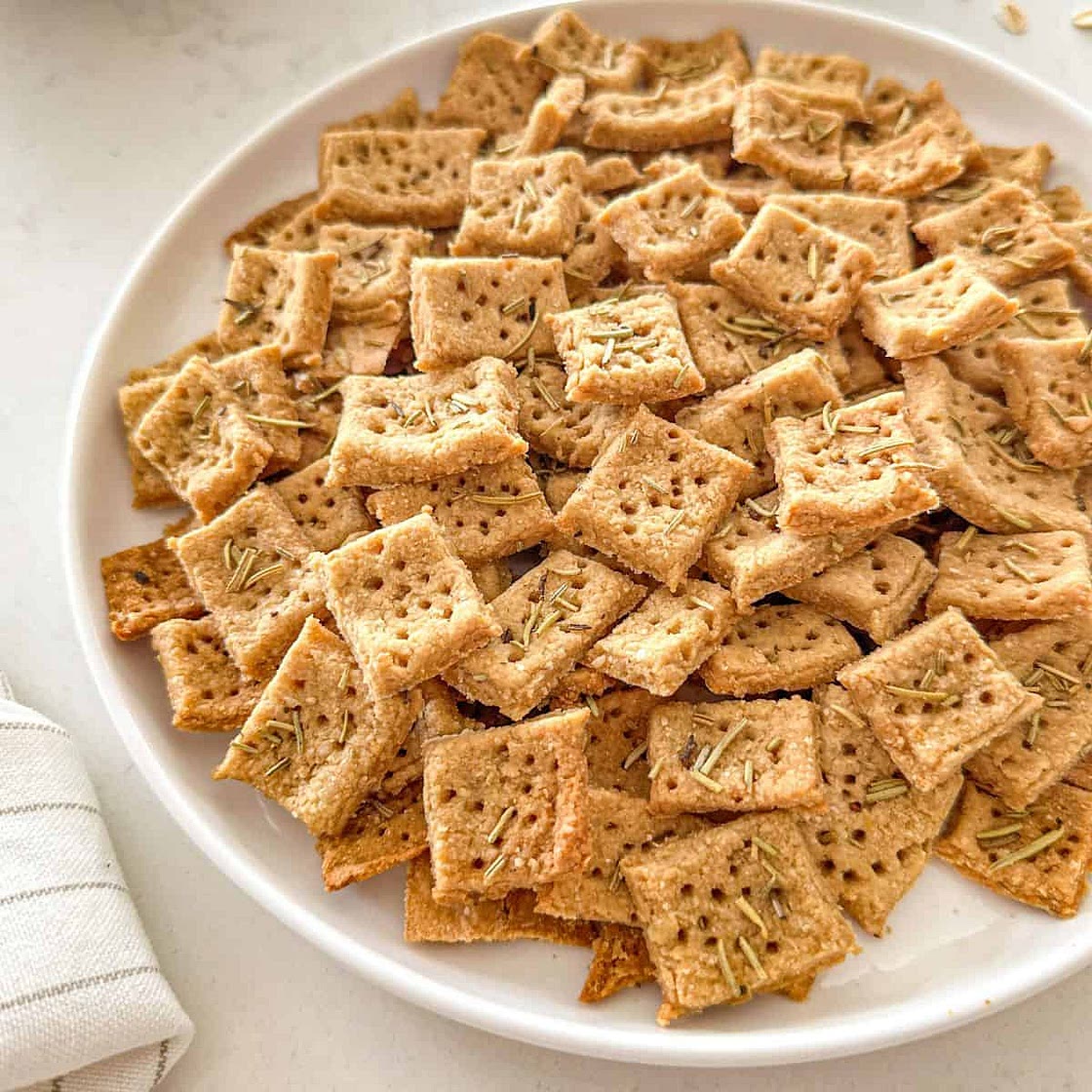 White Bean Protein Crackers