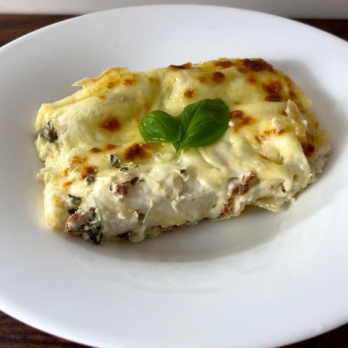 Cremige Ricotta Spinat Cannelloni
