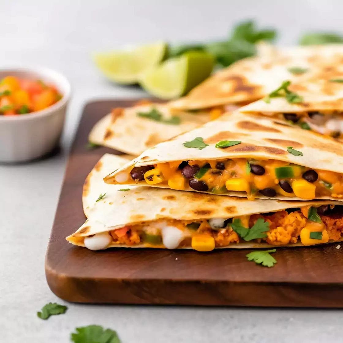 Sweet Potato Black Bean Quesadilla
