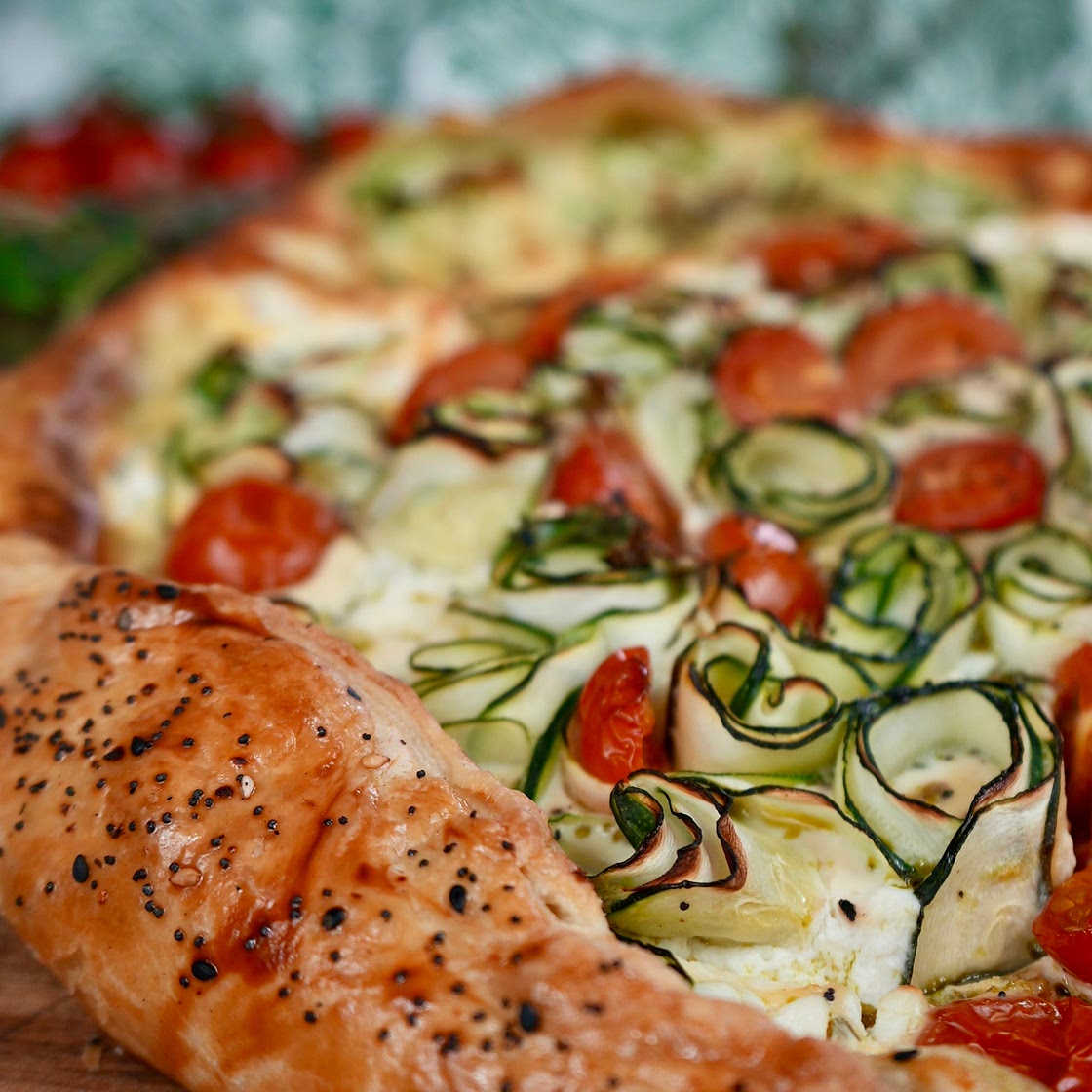 Courgette Pesto Galette