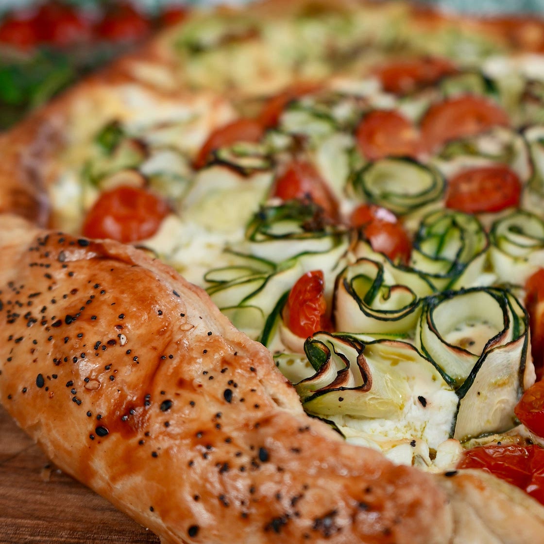 Courgette Pesto Galette