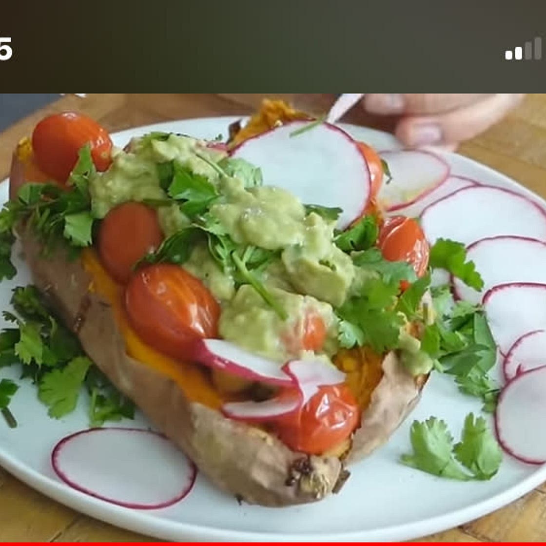 Stuffed Sweet Potato