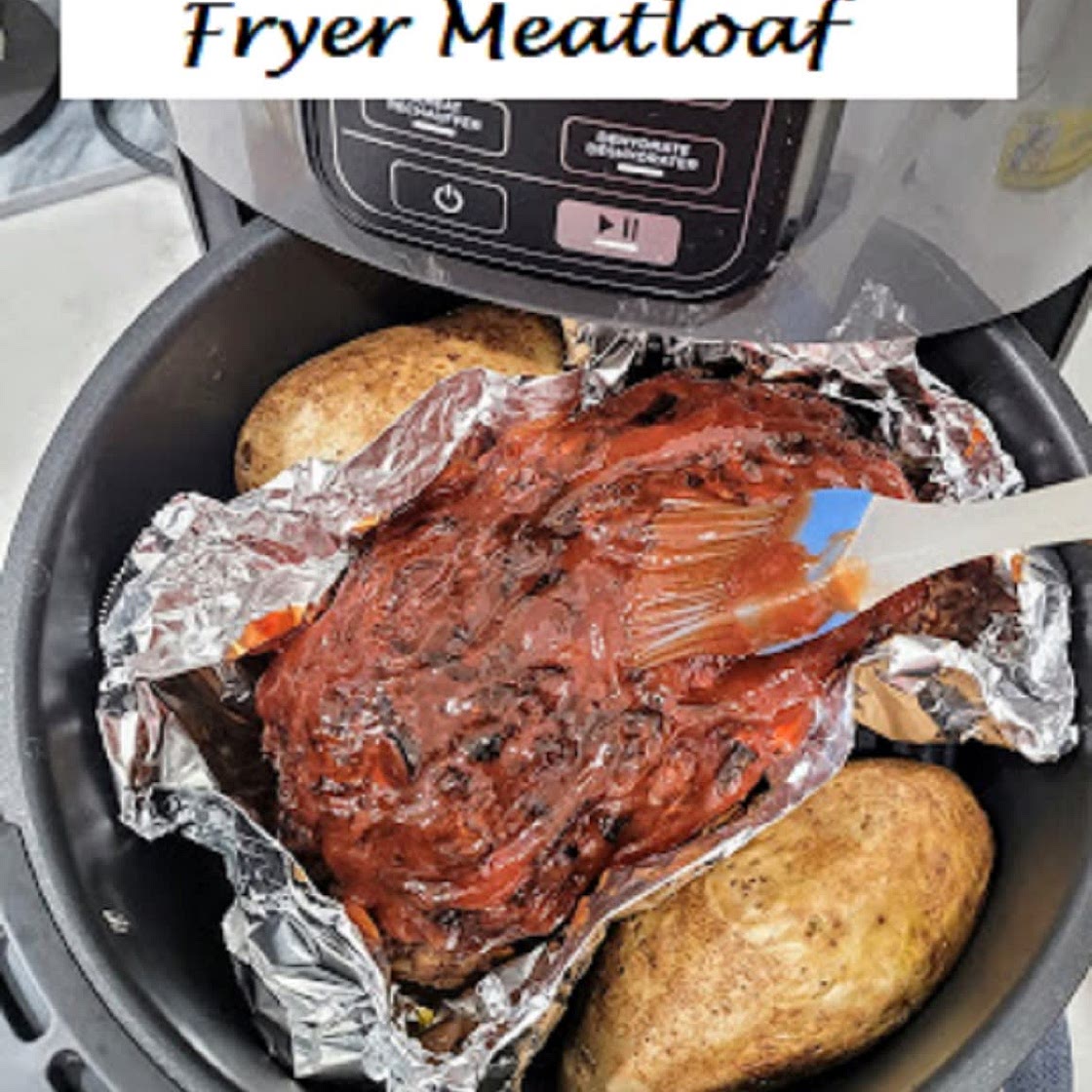 Veggie Filled Air Fryer Meatloaf